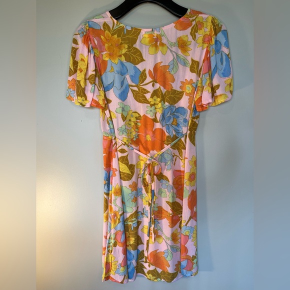 NWOT! Billabong Flutter Sleeve Mini Dress - Picture 3 of 6